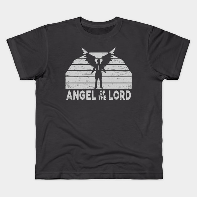 Castiel's Entrance Kids T-Shirt by stevegoll68